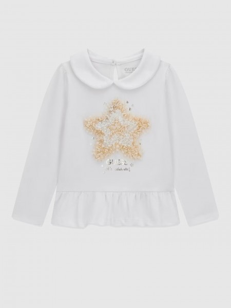 Pullover Girl White Guess