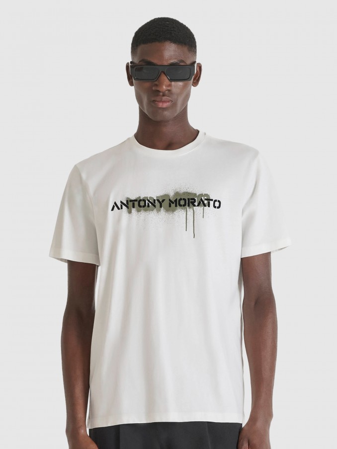 T-Shirt Man White Antony Morato