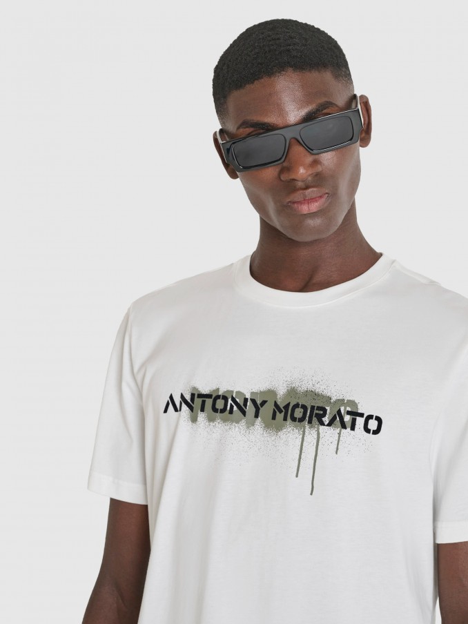T-Shirt Man White Antony Morato