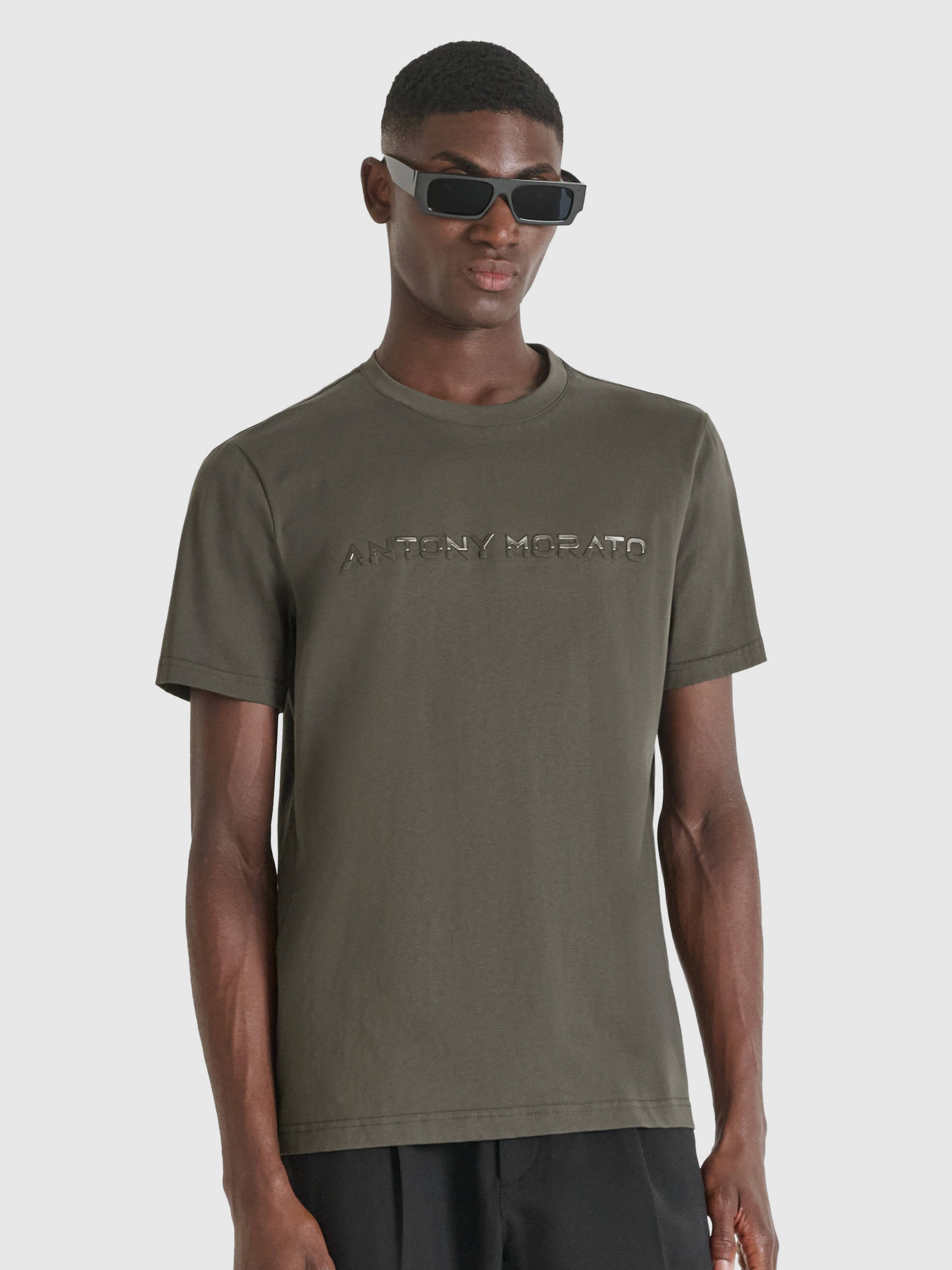 Camiseta Hombre Verde Antony Morato