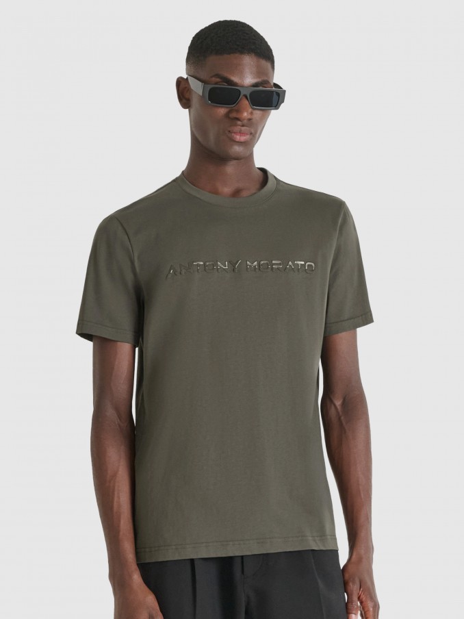 T-Shirt Man Green Antony Morato