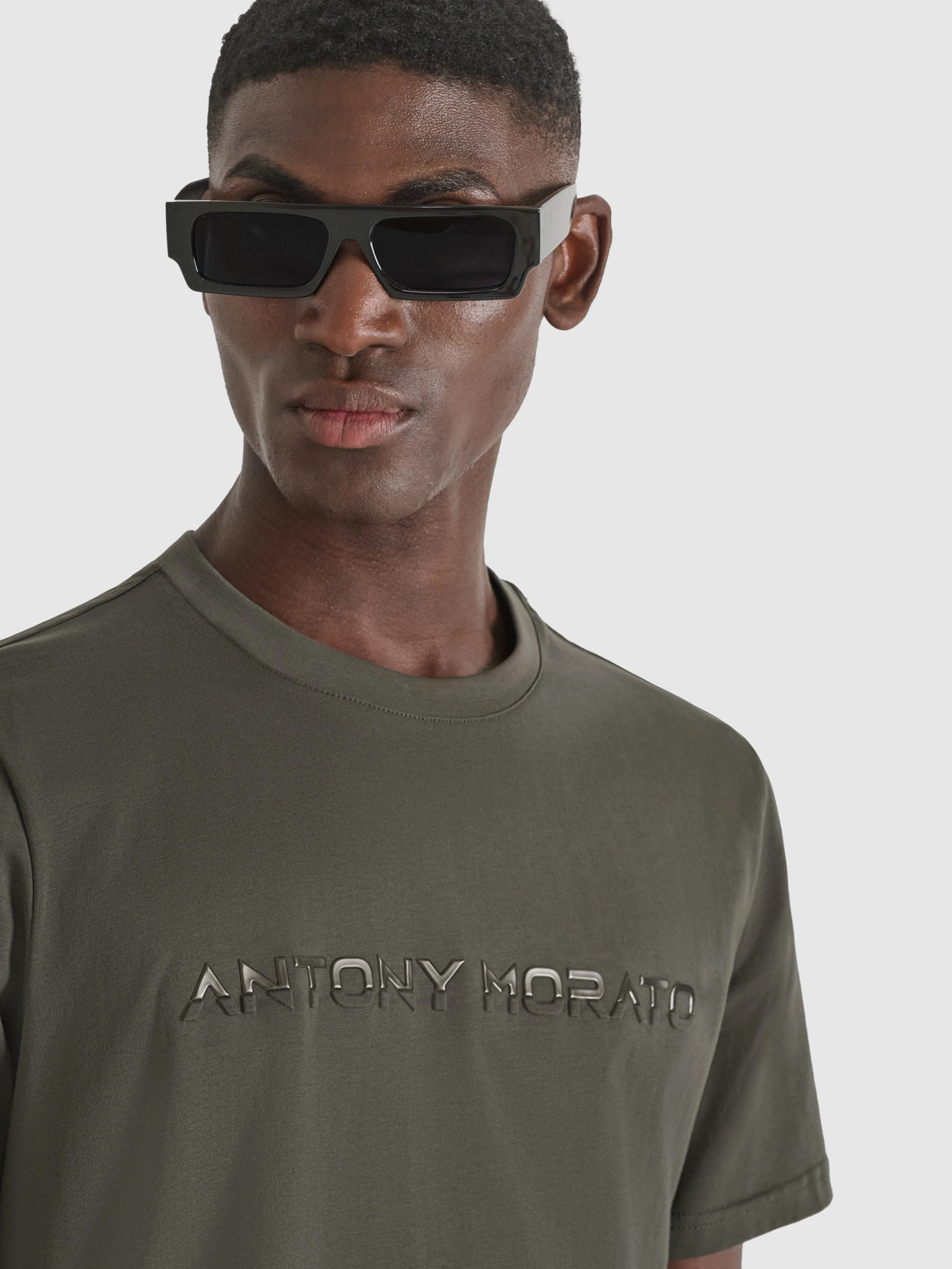 Camiseta Hombre Verde Antony Morato