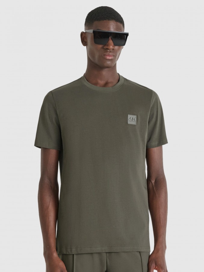 Camiseta Hombre Verde Antony Morato