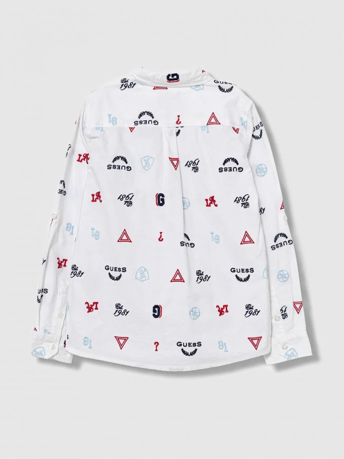 Shirt Boy White Guess