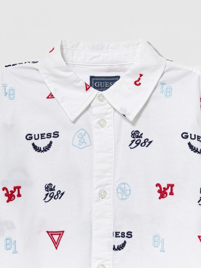 Shirt Boy White Guess