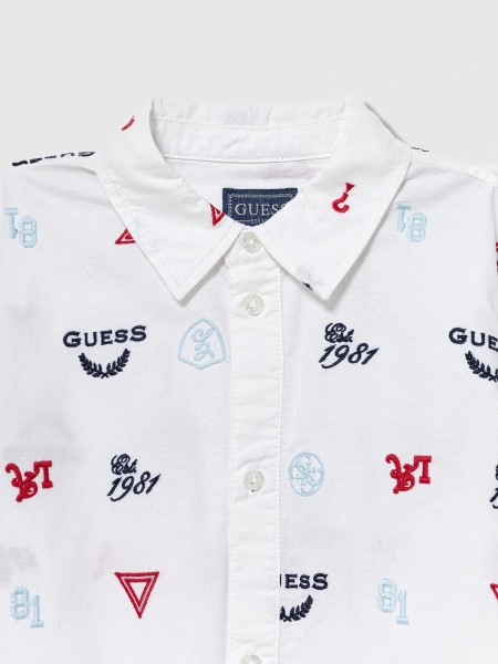 Shirt Boy White Guess