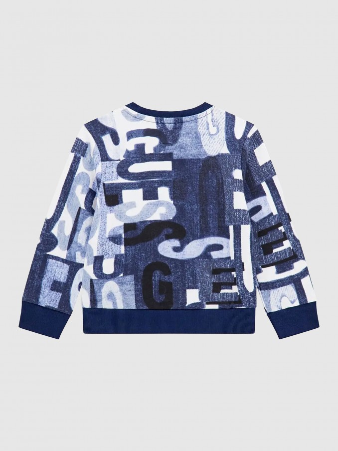 Jumper Boy Navy Blue Guess