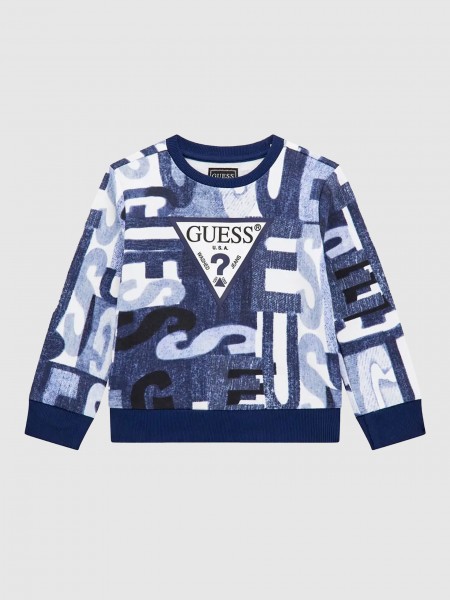 Jumper Boy Navy Blue Guess