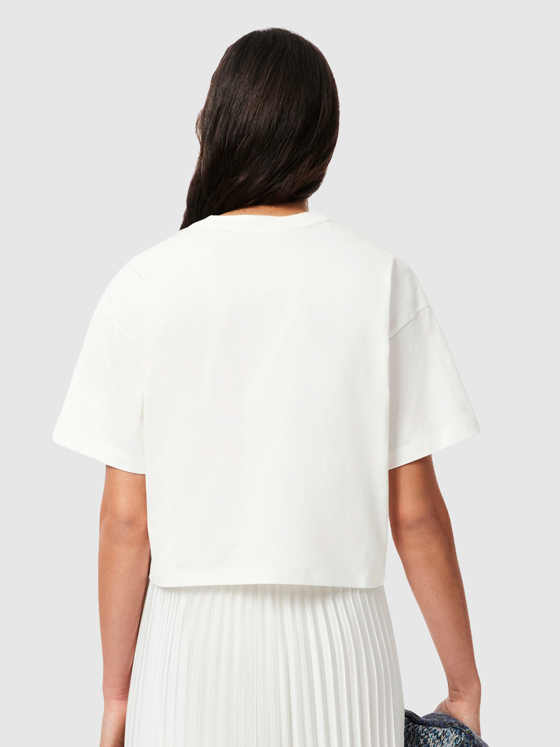 T-Shirt Woman Cream Lacoste