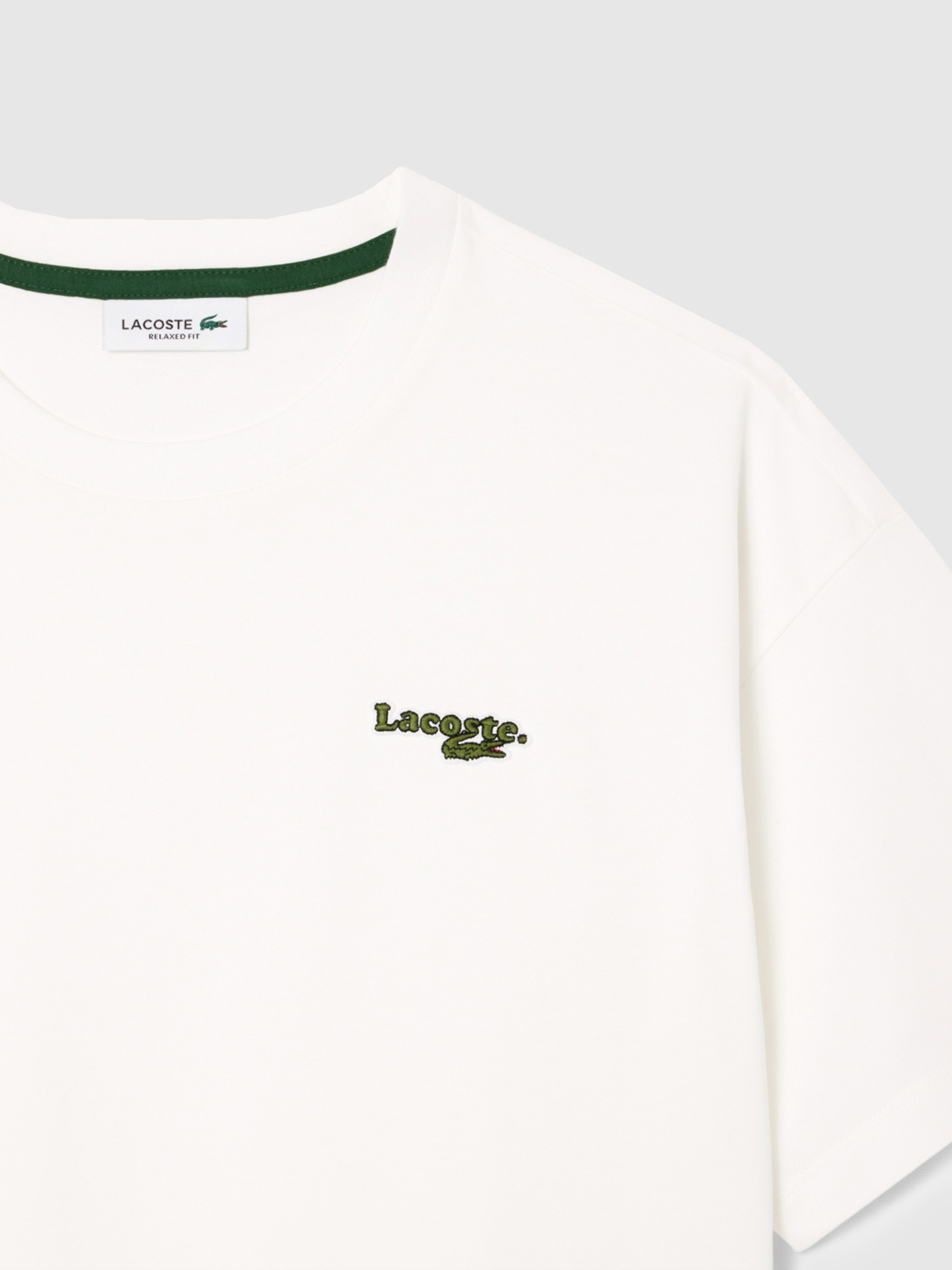 T-Shirt Woman Cream Lacoste