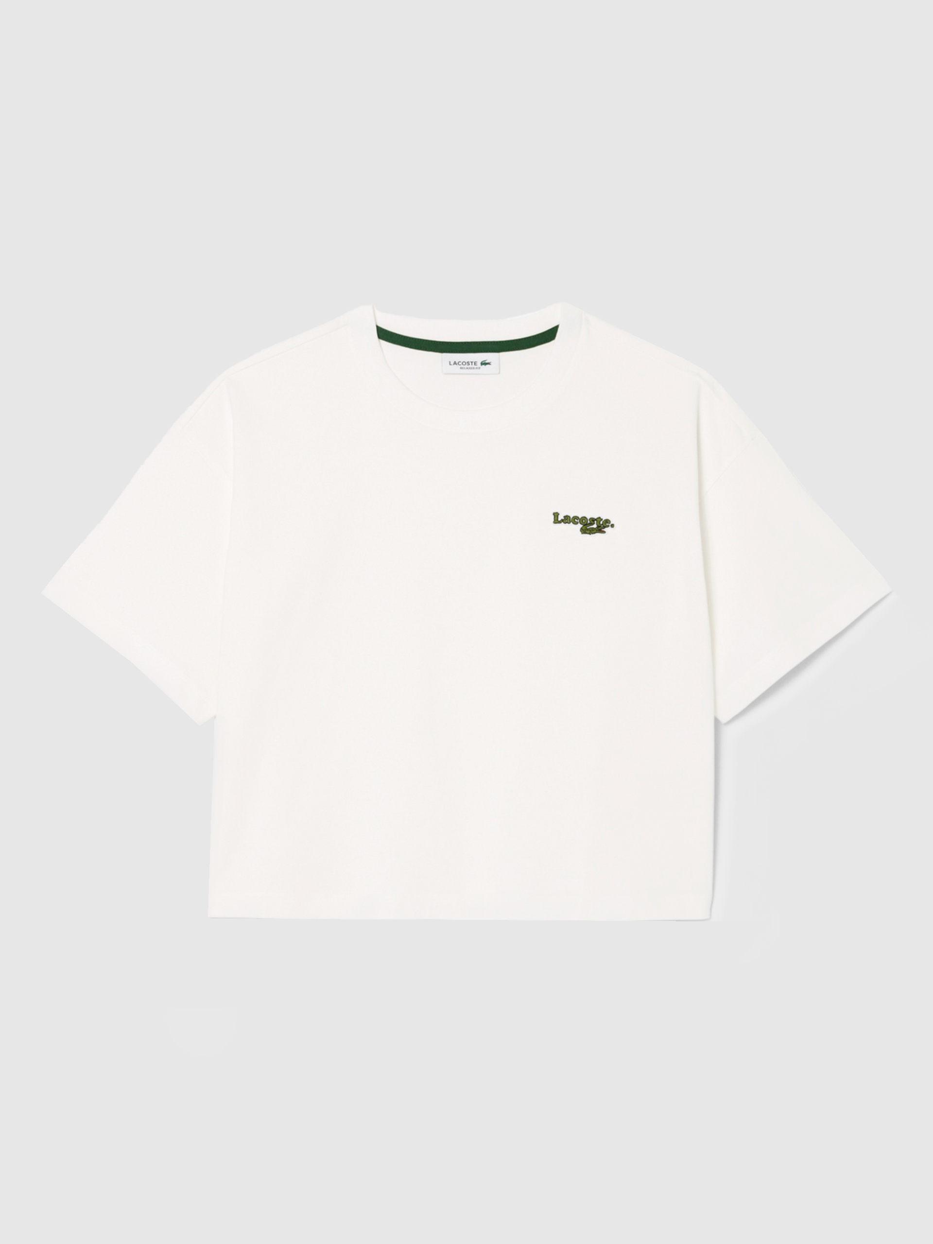 T-Shirt Woman Cream Lacoste