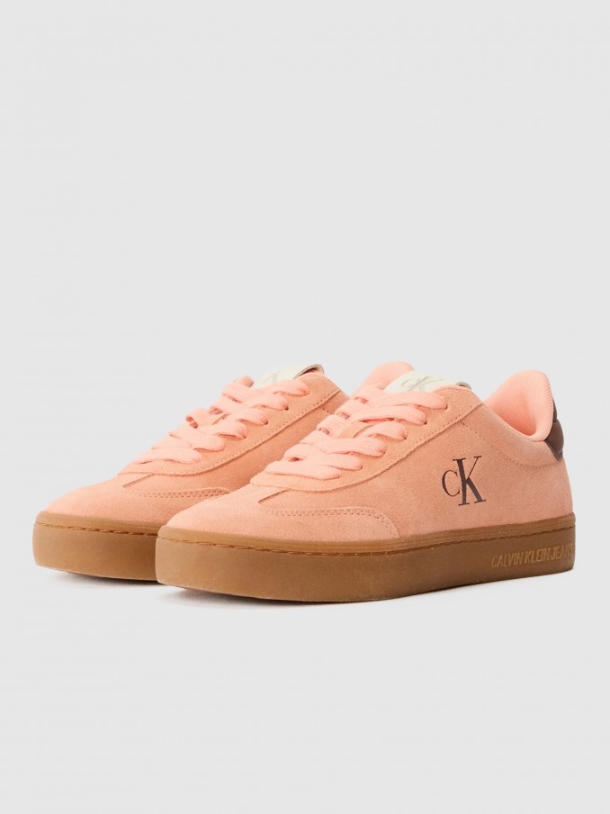 Sneakers Woman Orange Calvin Klein
