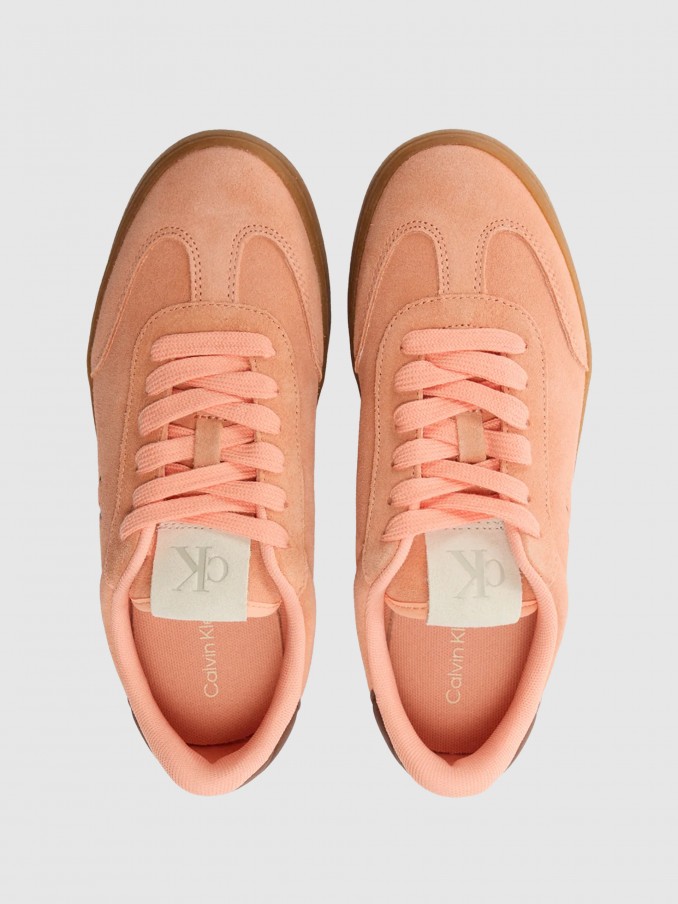 Sneakers Woman Orange Calvin Klein
