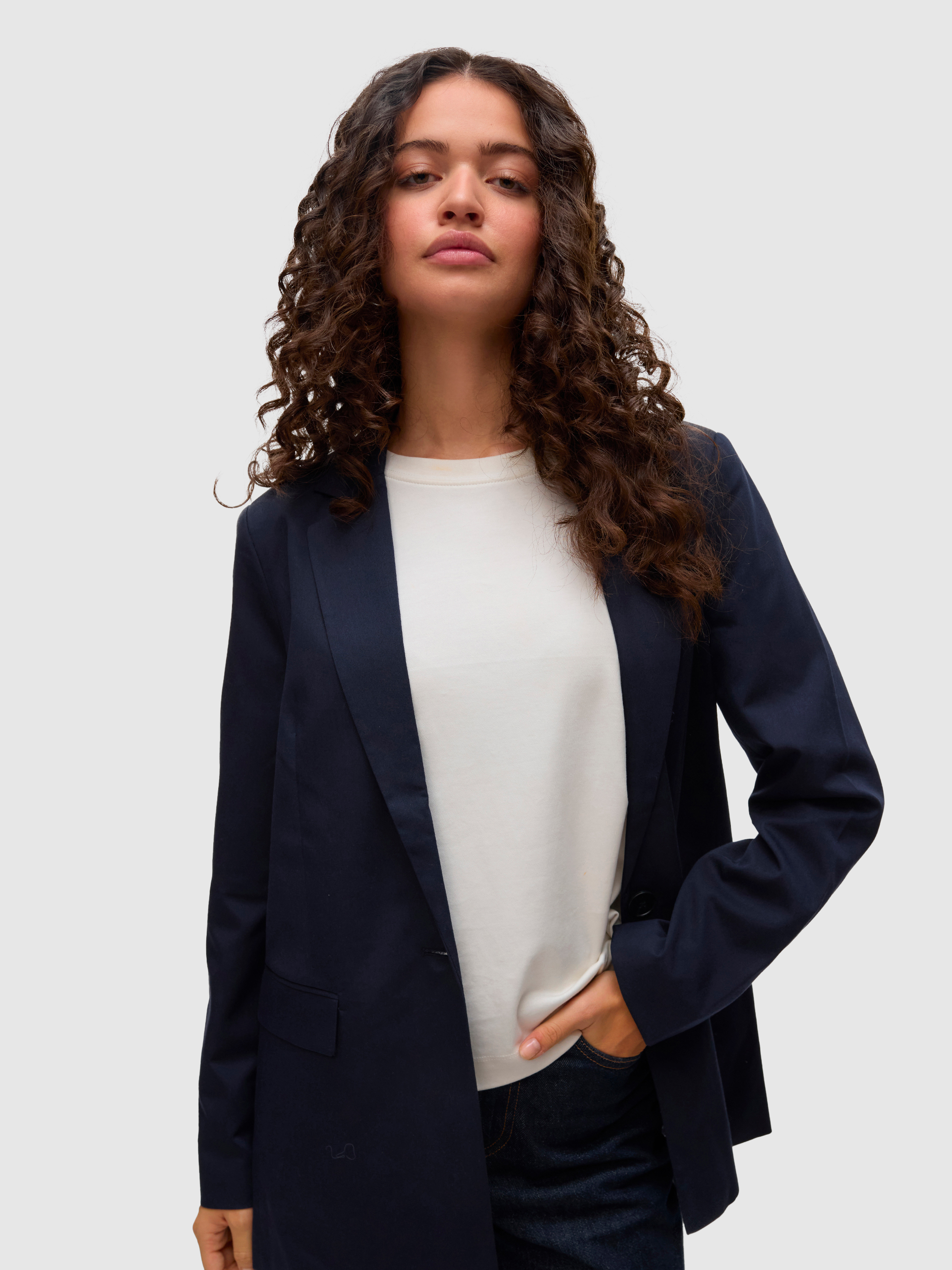 Blazer Woman Navy Blue Vero Moda