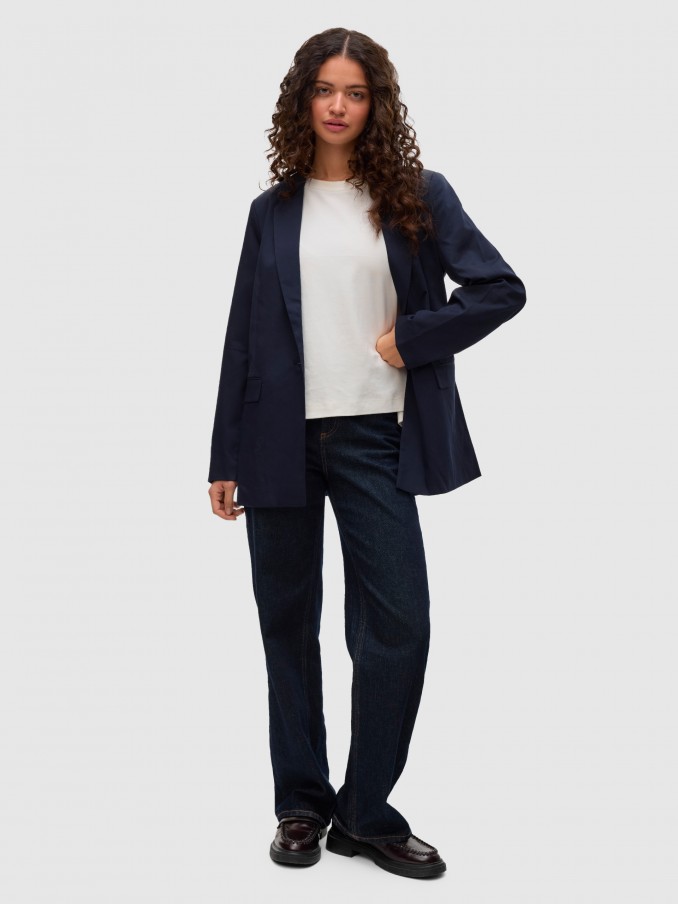 Blazer Woman Navy Blue Vero Moda