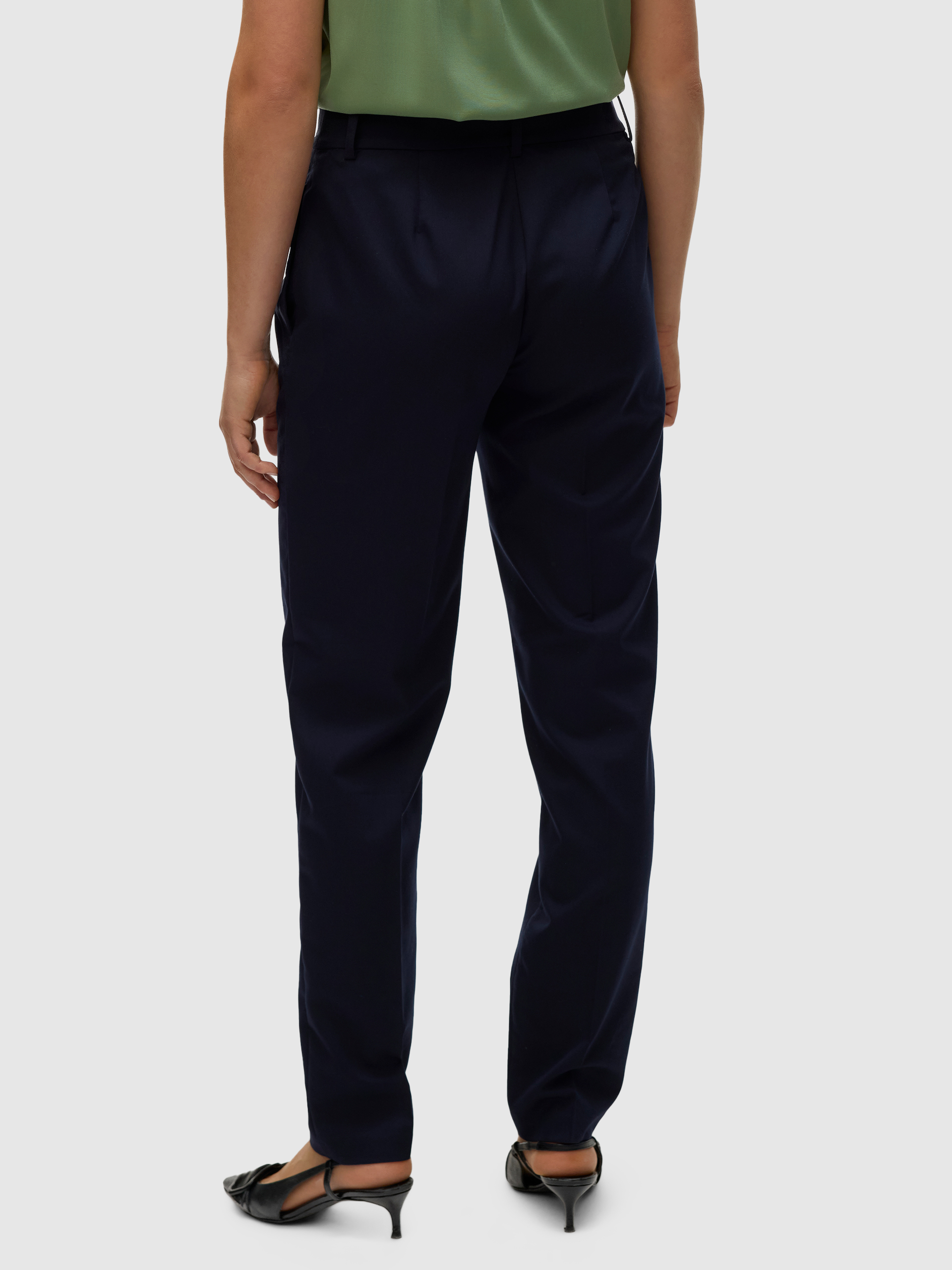 Pants Woman Navy Blue Vero Moda