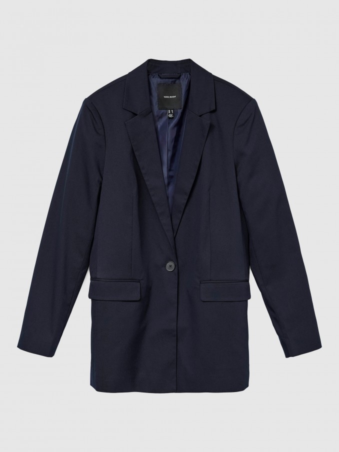 Blazer Woman Navy Blue Vero Moda