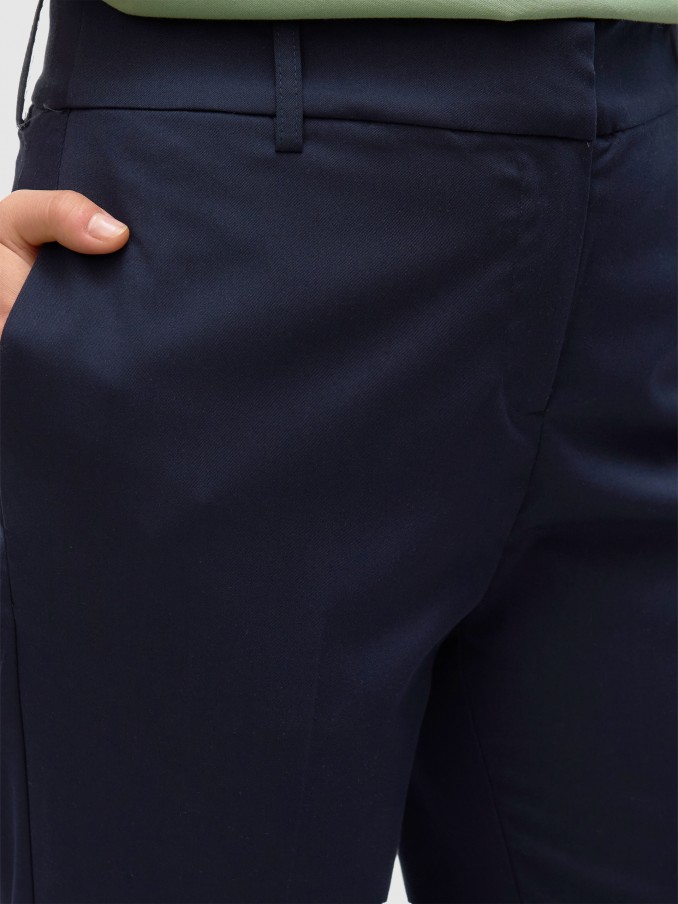 Pantalones Mujer Azul Marino Vero Moda