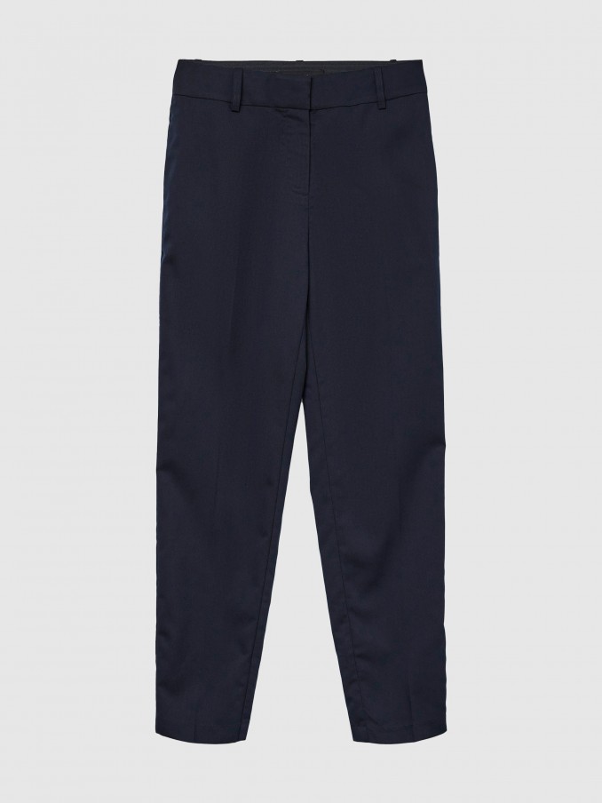 Pantalones Mujer Azul Marino Vero Moda