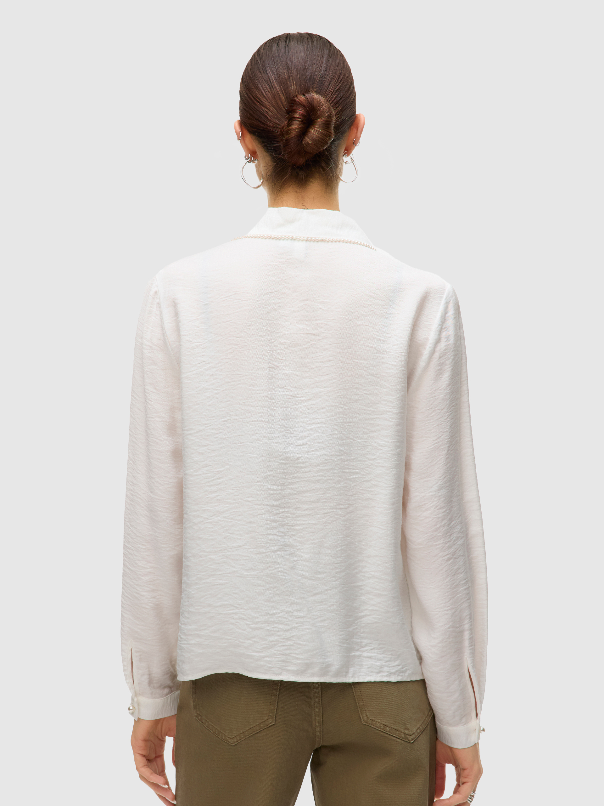 Camisa Mujer Crema Vero Moda