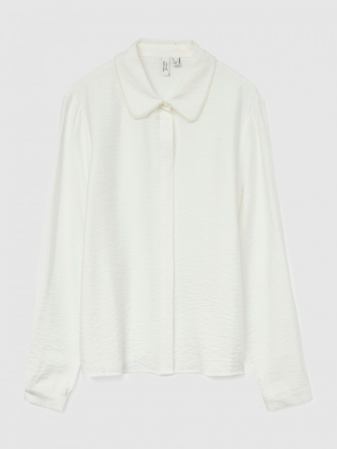 Camisa Mujer Crema Vero Moda