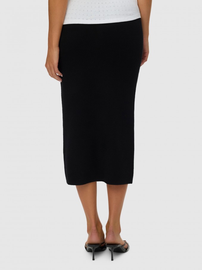 Falda Mujer Negro Vero Moda