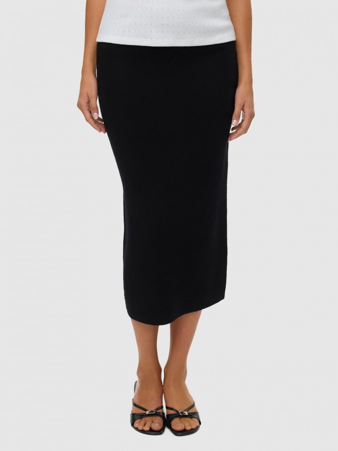 Falda Mujer Negro Vero Moda