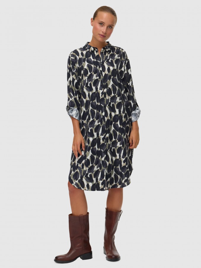 Dress Woman Navy Blue Vero Moda