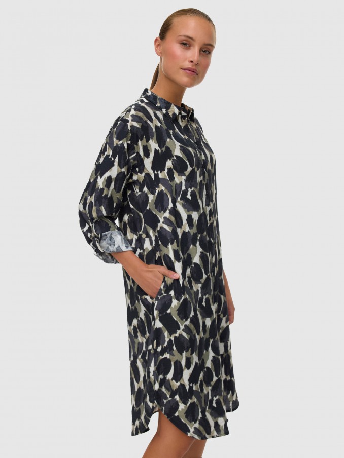 Dress Woman Navy Blue Vero Moda