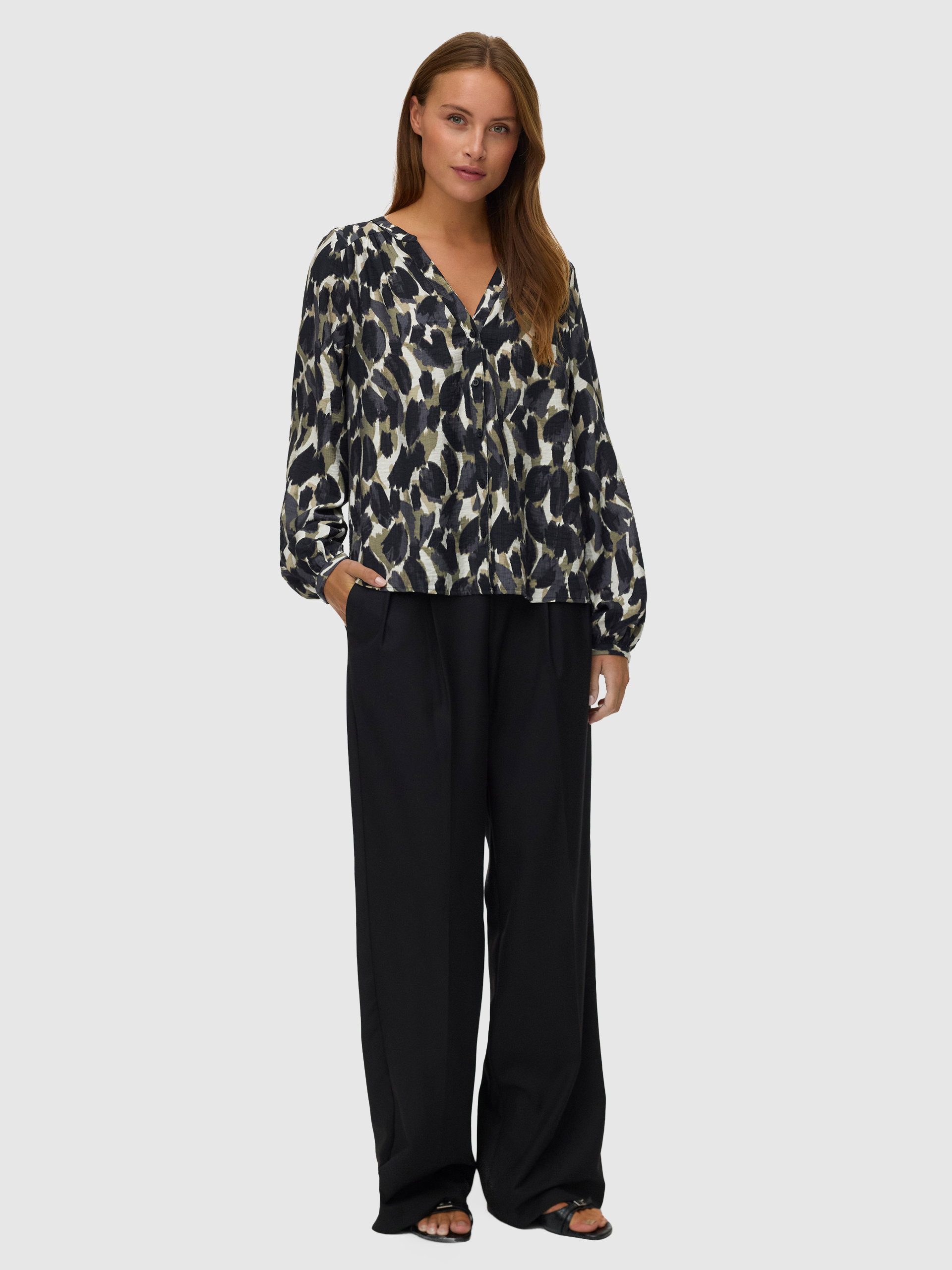 Camisa Mujer Azul Marino Vero Moda