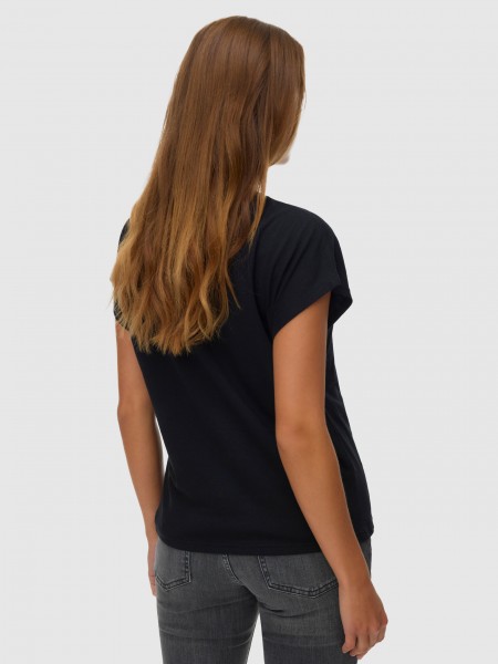 Camiseta Mujer Negro Vero Moda