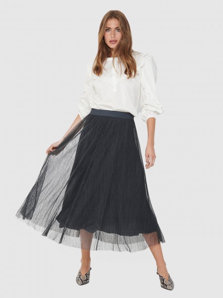 Skirt Woman Grey Only