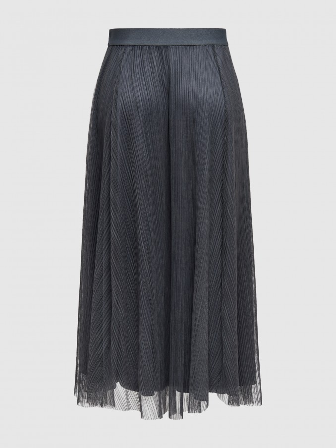 Falda Mujer Gris Only