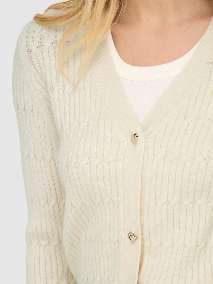 Chaqueta Mujer Crema Only