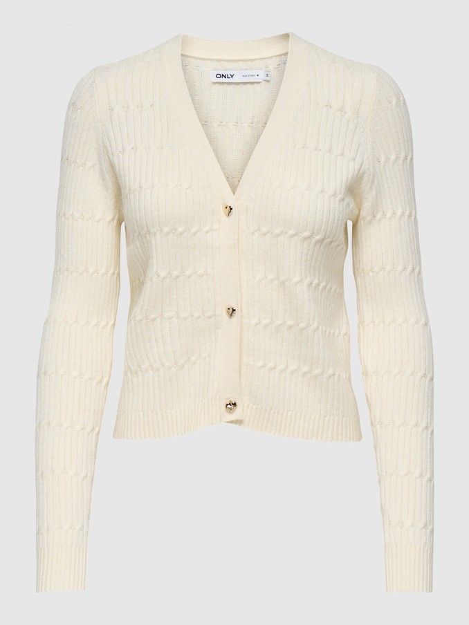 Chaqueta Mujer Crema Only
