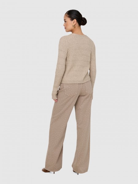 Jacket Woman Taupe Only