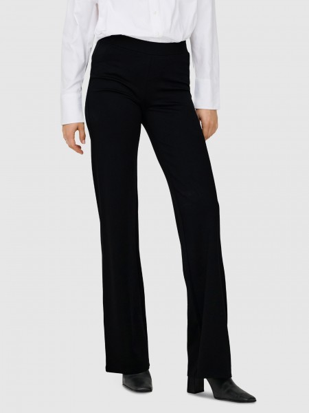 Pantalones Mujer Negro Only