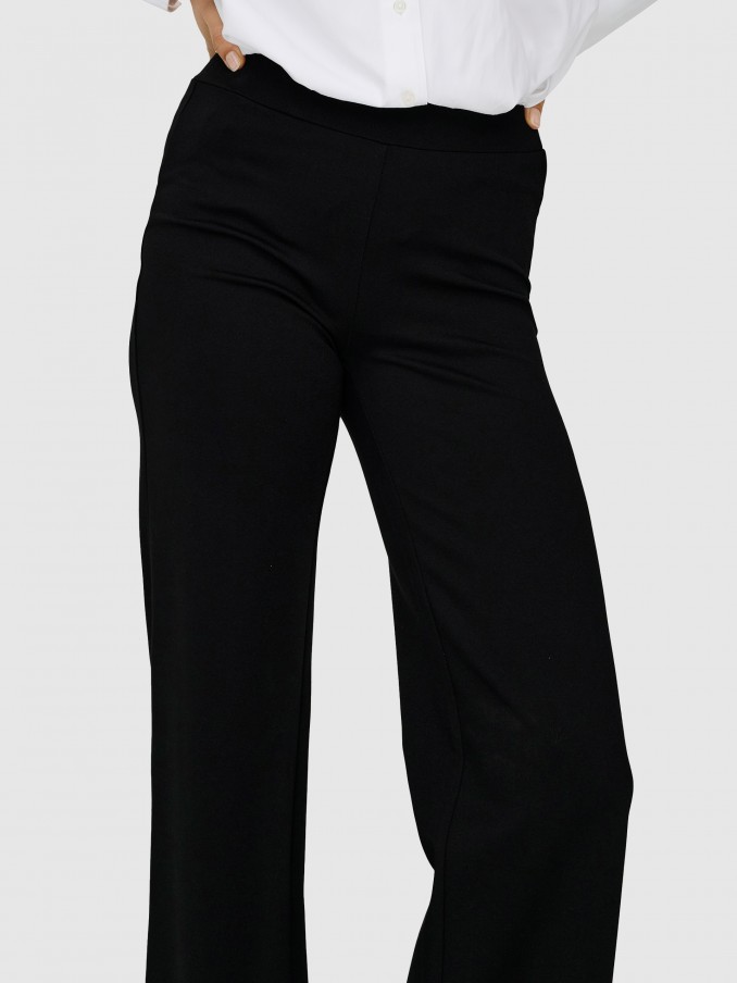 Pantalones Mujer Negro Only