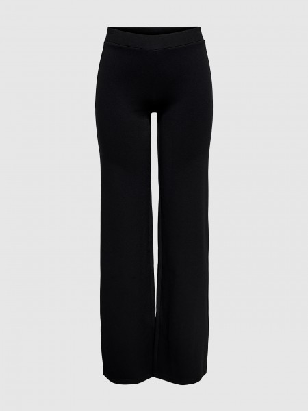 Pantalones Mujer Negro Only