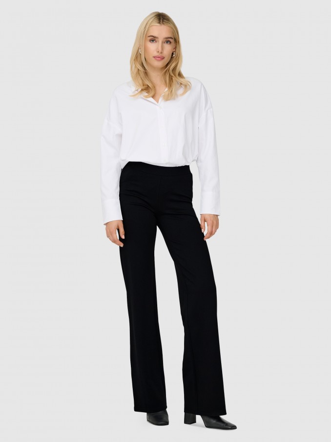 Pantalones Mujer Negro Only