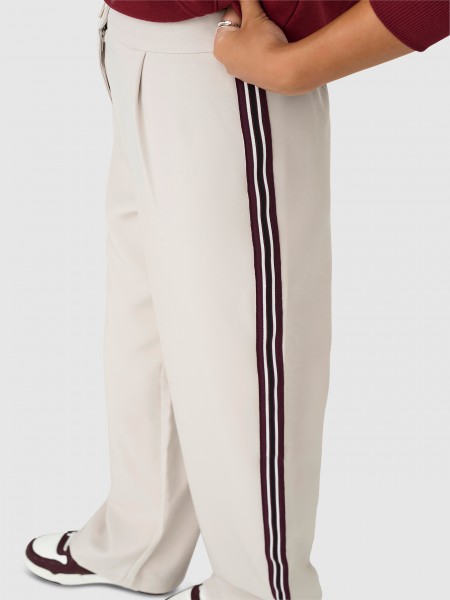 Pants Woman Cream Only