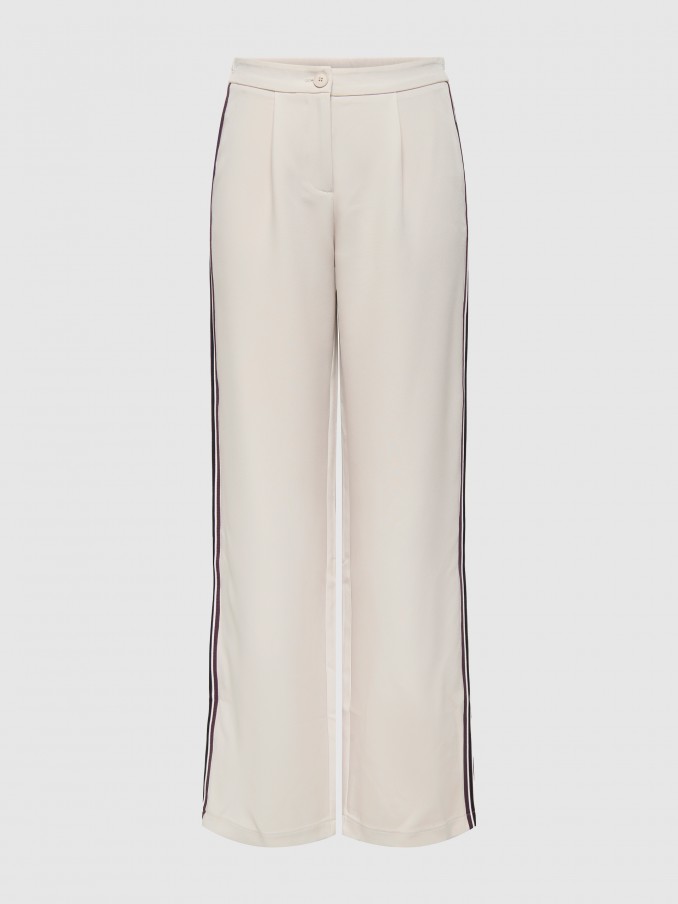 Pants Woman Cream Only