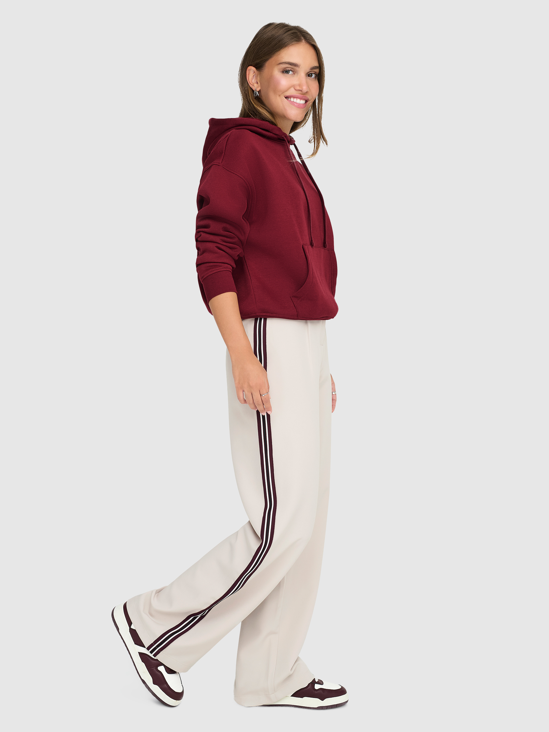 Pantalones Mujer Crema Only