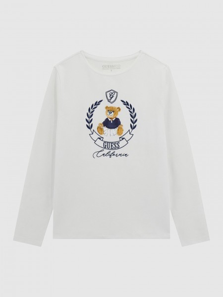 Pullover Girl White Guess