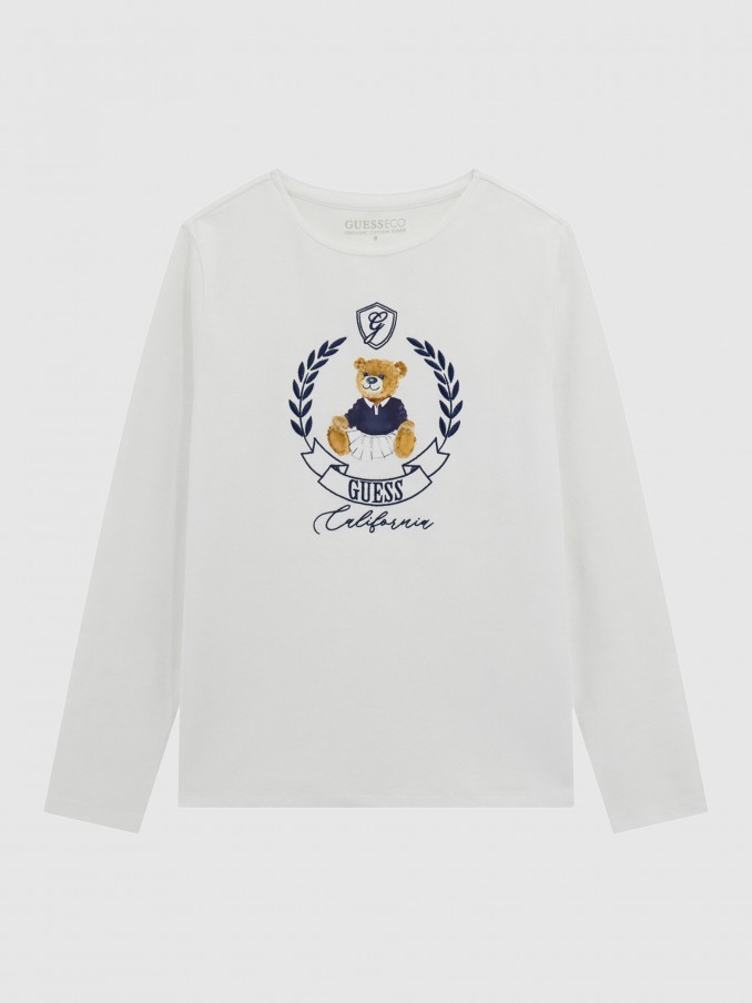 Pullover Girl White Guess