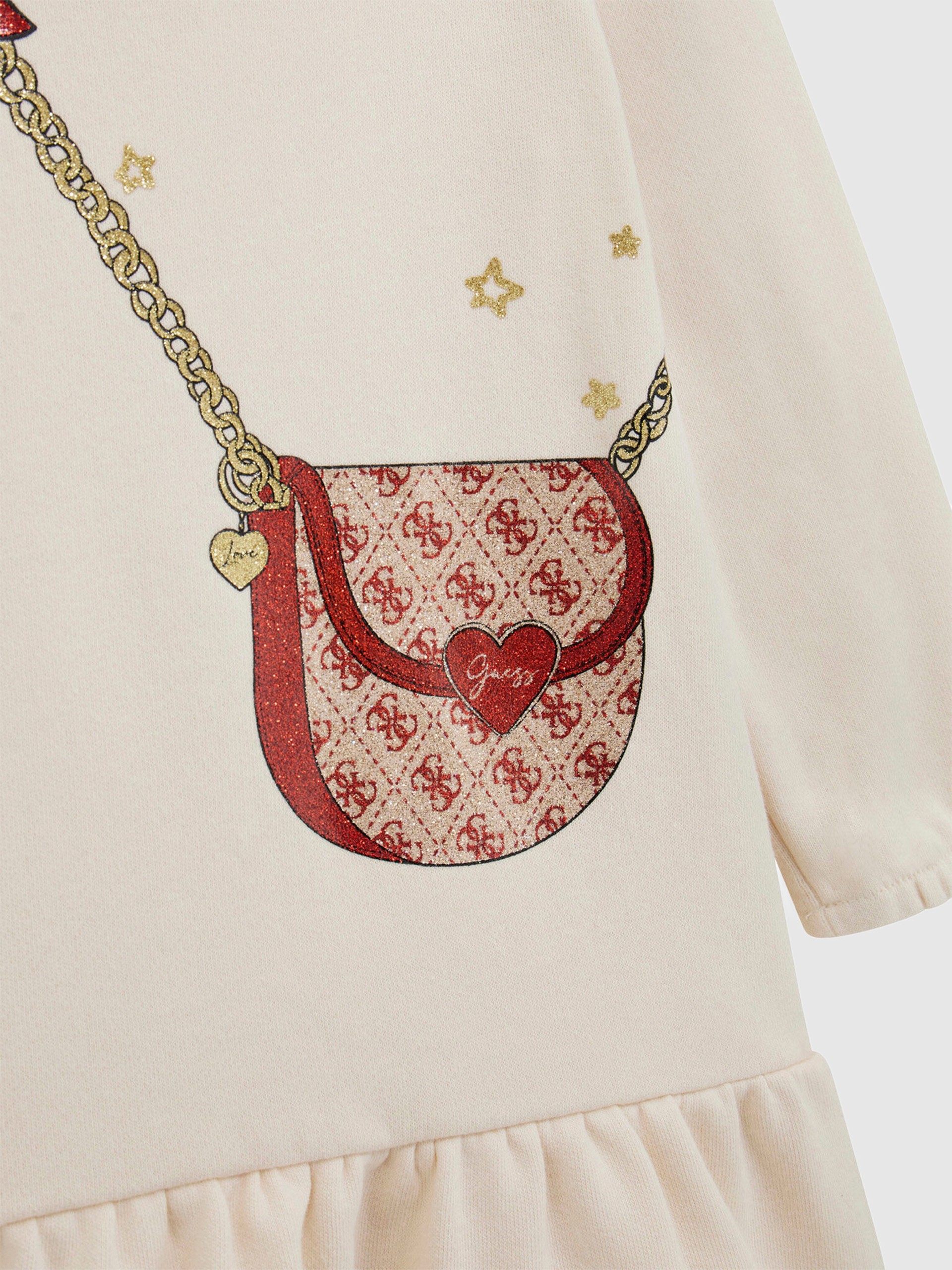 Dress Girl Cream Guess