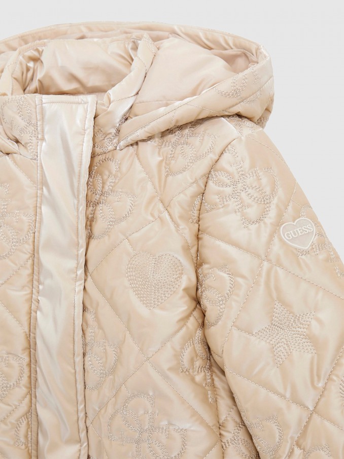 Chaqueta Nia Crema Guess