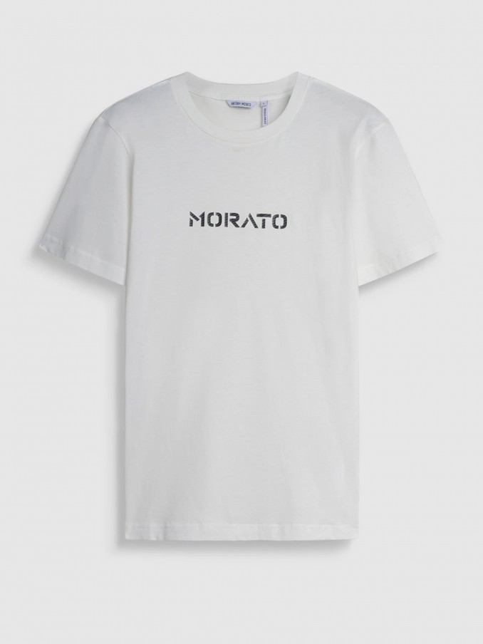 T-Shirt Man White Antony Morato