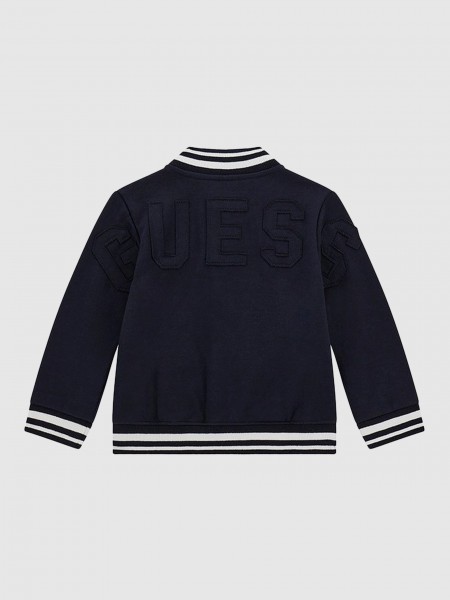 Jacket Boy Navy Blue Guess