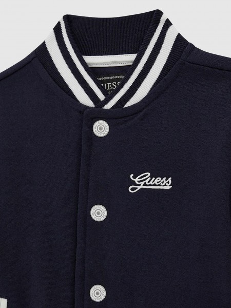 Jacket Boy Navy Blue Guess